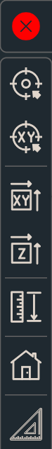 Column of 8 machine action icons